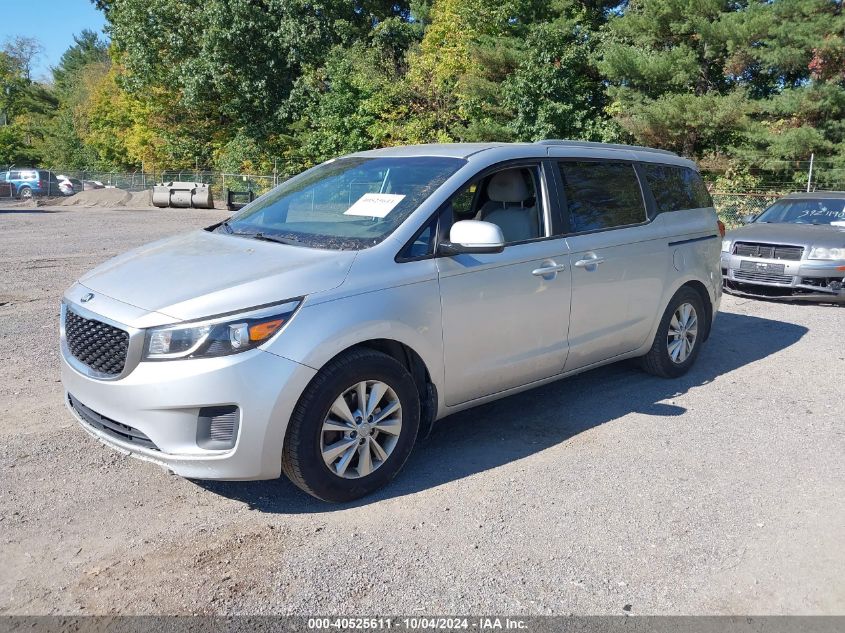 KNDMB5C14G6133879 2016 KIA SEDONA - Image 2