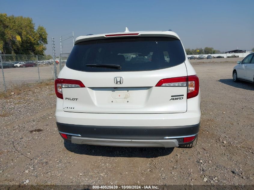 2022 Honda Pilot Touring VIN: 5FNYF6H66NB017066 Lot: 40525639