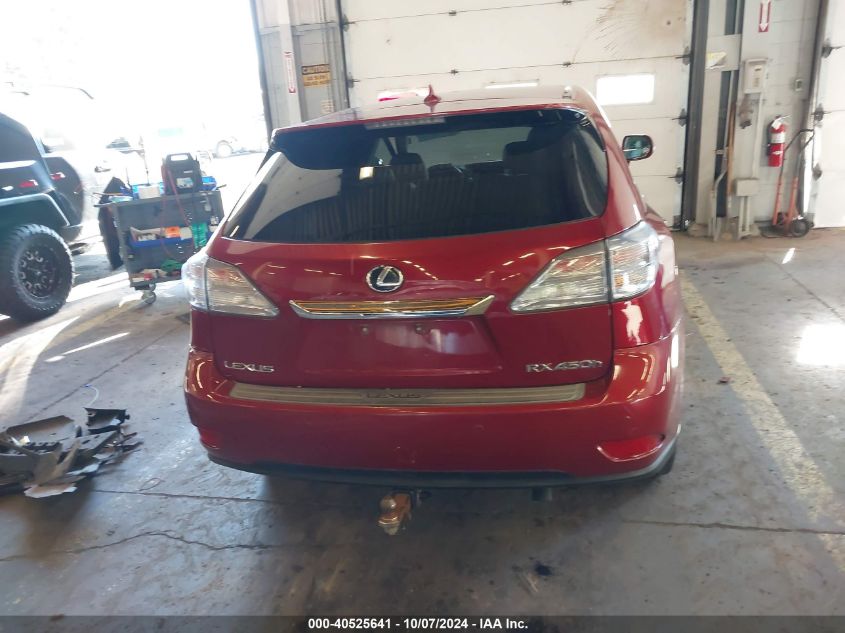 JTJZB1BA2A2004339 2010 Lexus Rx 450