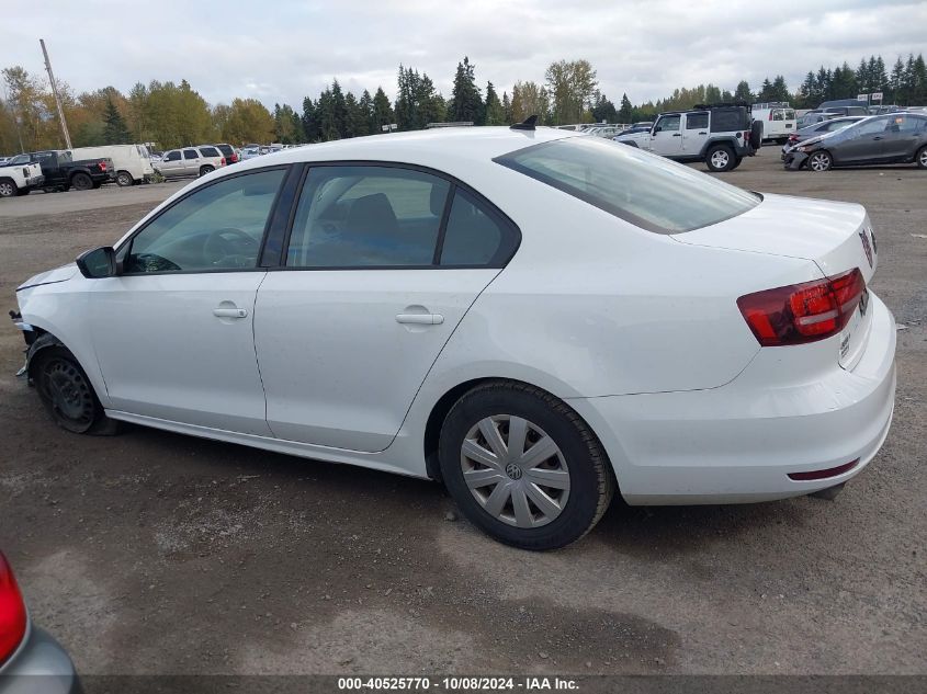 2016 Volkswagen Jetta 1.4T S VIN: 3VW267AJXGM208480 Lot: 40525770