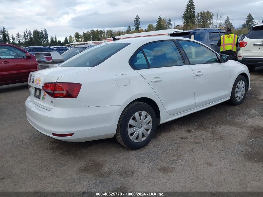 2016 Volkswagen Jetta 1.4T S VIN: 3VW267AJXGM208480 Lot: 40525770