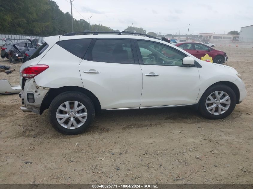 JN8AZ1MU1CW104029 2012 Nissan Murano Sl