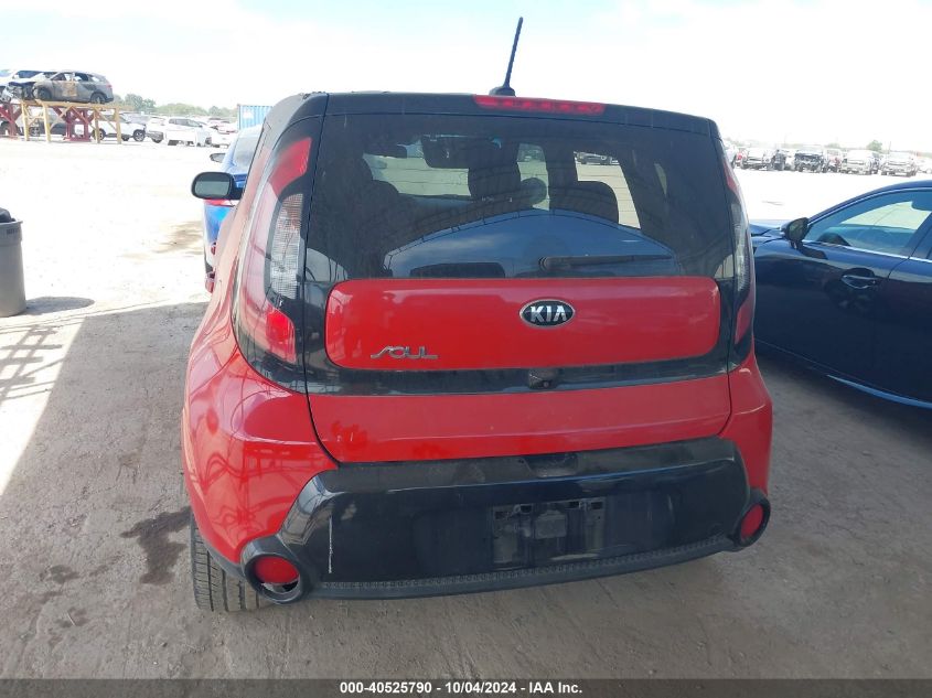 2016 Kia Soul + VIN: KNDJP3A55G7356246 Lot: 40525790