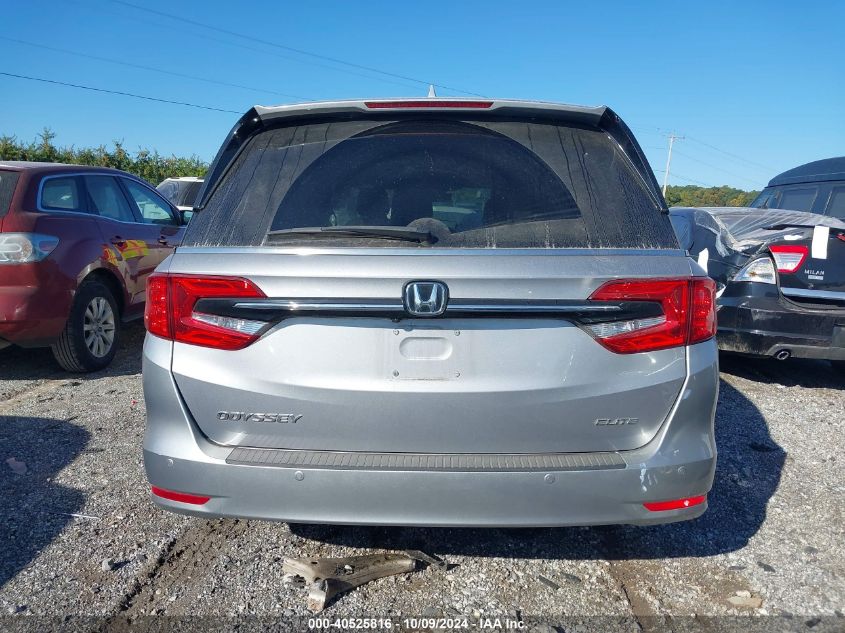 2022 Honda Odyssey Elite VIN: 5FNRL6H92NB039217 Lot: 40525816