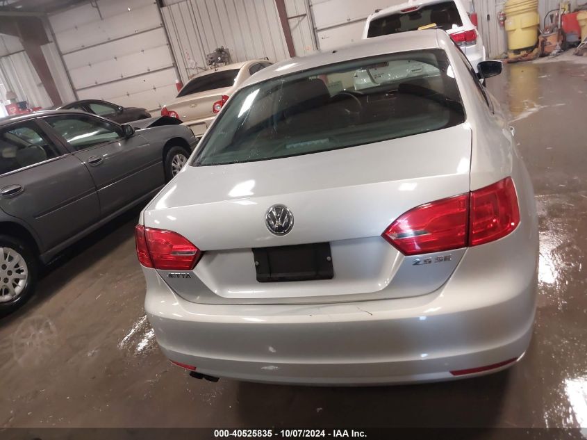 2011 Volkswagen Jetta 2.5L Se VIN: 3VWDZ7AJ8BM376143 Lot: 40525835