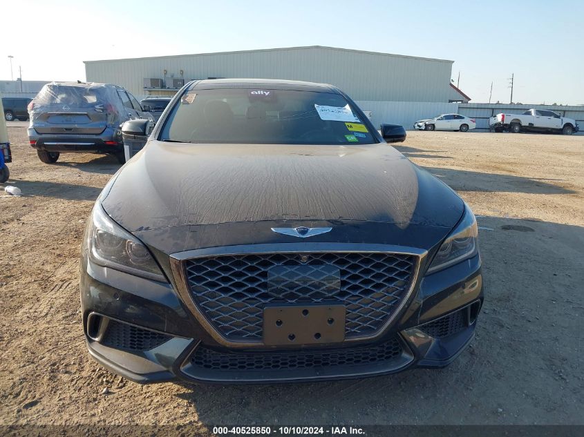 2018 Genesis G80 3.3T Sport VIN: KMHGN4JB4JU233358 Lot: 40525850