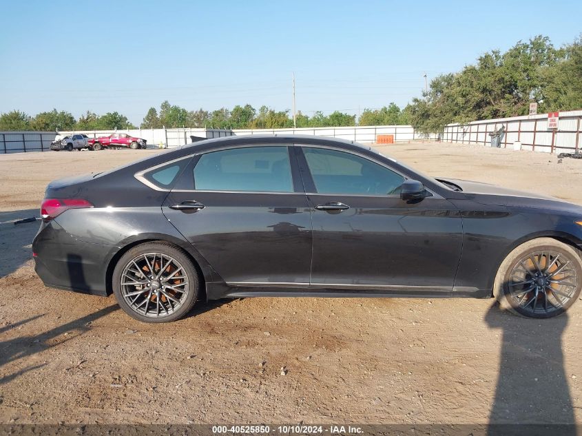 2018 Genesis G80 3.3T Sport VIN: KMHGN4JB4JU233358 Lot: 40525850