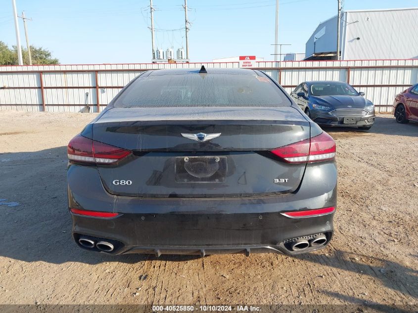 2018 Genesis G80 3.3T Sport VIN: KMHGN4JB4JU233358 Lot: 40525850