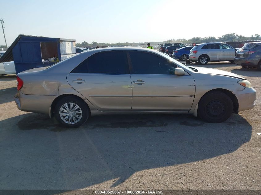 2003 Toyota Camry Le/Xle/Se VIN: 4T1BE32K33U702882 Lot: 40525867