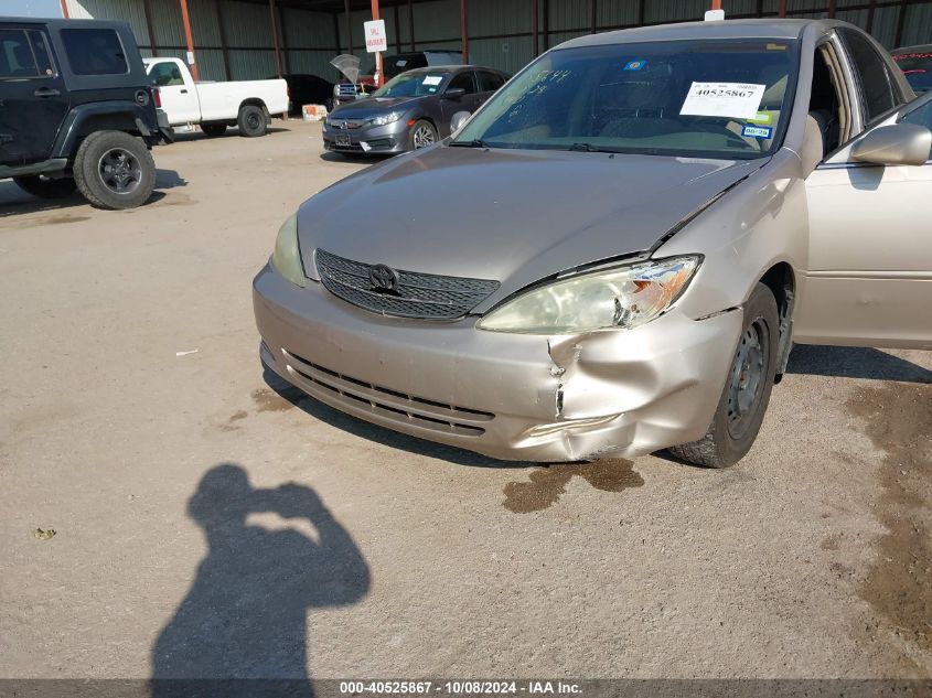 2003 Toyota Camry Le/Xle/Se VIN: 4T1BE32K33U702882 Lot: 40525867