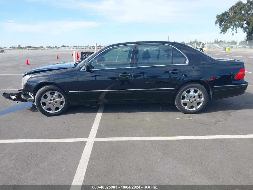 2001 Lexus Ls 430 VIN: JTHBN30F110043648 Lot: 40525903