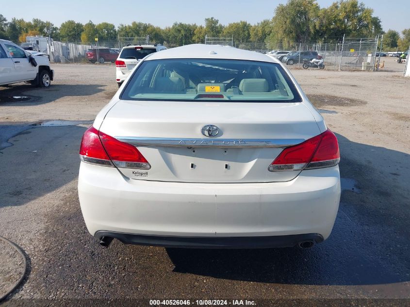 2011 Toyota Avalon Limited VIN: 4T1BK3DB4BU424241 Lot: 40526046