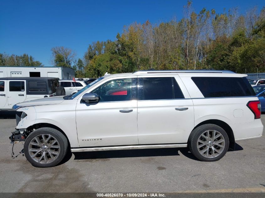 2018 Ford Expedition Max Platinum VIN: 1FMJK1MT0JEA08687 Lot: 40526070