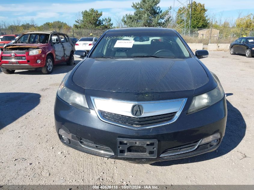 2012 Acura Tl 3.7 VIN: 19UUA9F58CA009020 Lot: 40526118