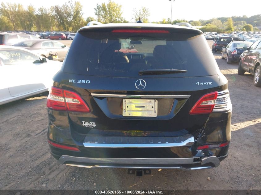 2014 Mercedes-Benz Ml 350 350 4Matic VIN: 4JGDA5HB4EA402702 Lot: 40526155