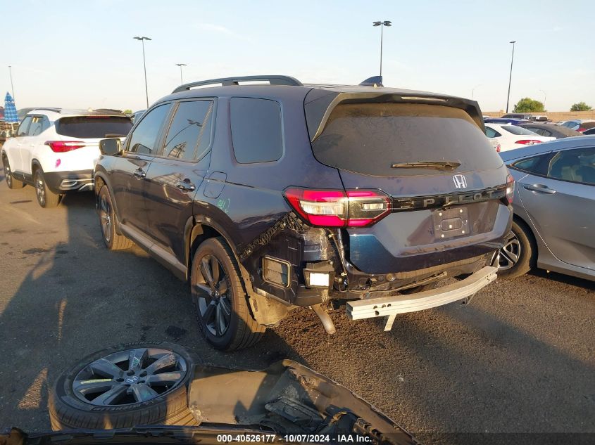 2023 Honda Pilot 2Wd Sport VIN: 5FNYG2H33PB007884 Lot: 40526177