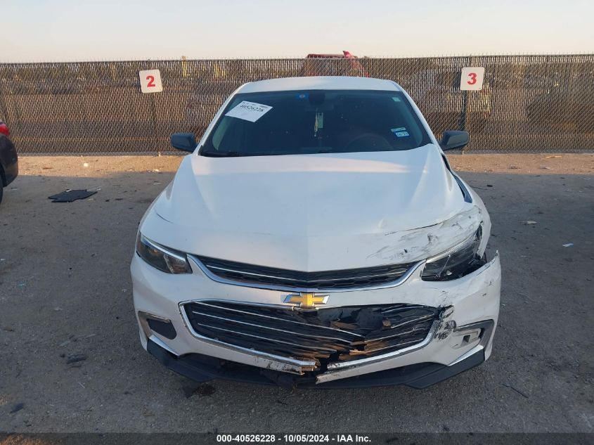 2018 Chevrolet Malibu Ls VIN: 1G1ZB5STXJF244509 Lot: 40526228