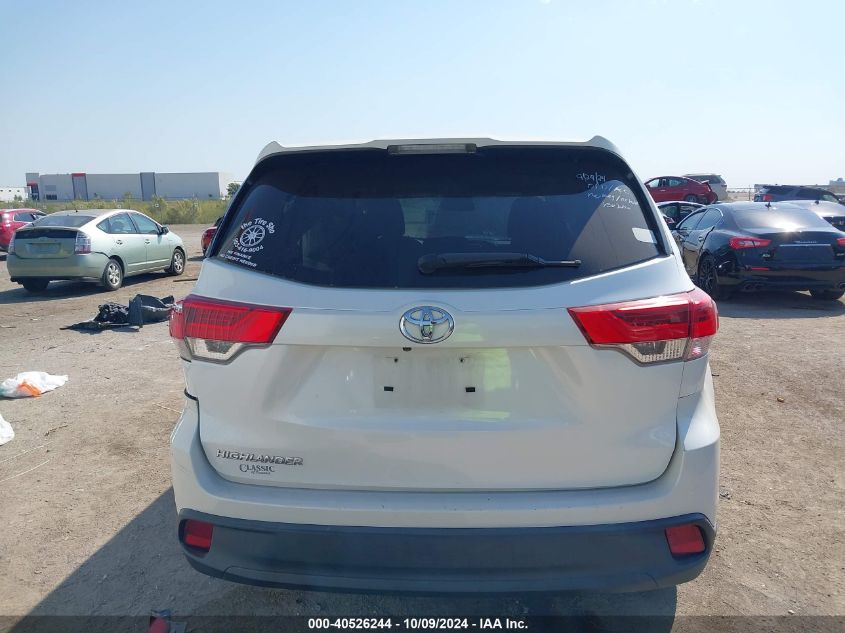 5TDZZRFH8HS204486 2017 Toyota Highlander Le/Le Plus