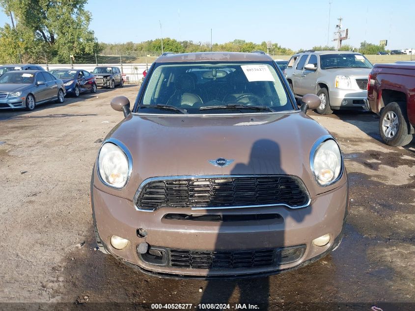 2012 Mini Cooper S Countryman VIN: WMWZC5C56CWL58771 Lot: 40526277