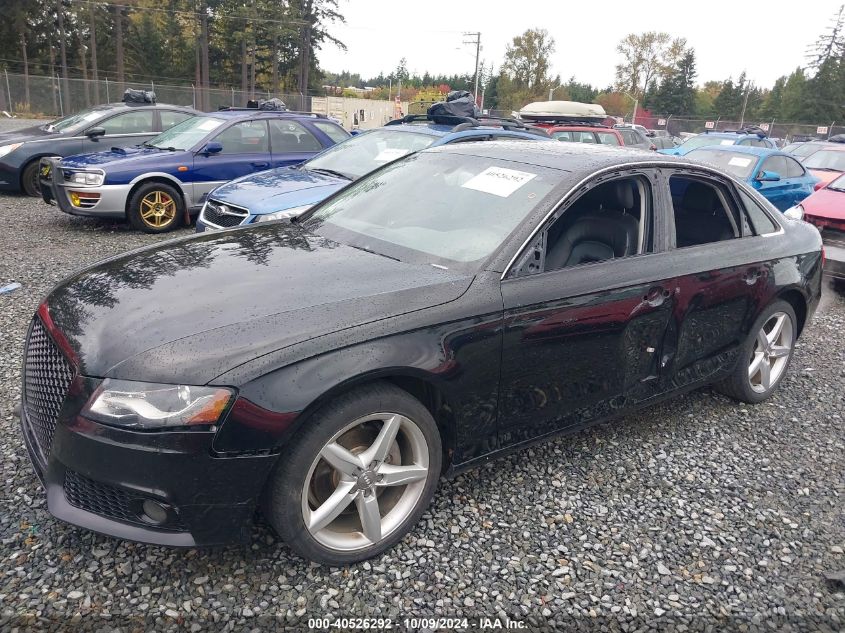 2011 Audi A4 2.0T Premium VIN: WAUFFAFL0BN010286 Lot: 40526292