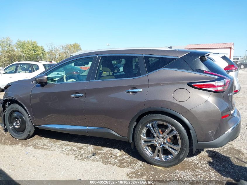 5N1AZ2MH7FN233063 2015 Nissan Murano Platinum