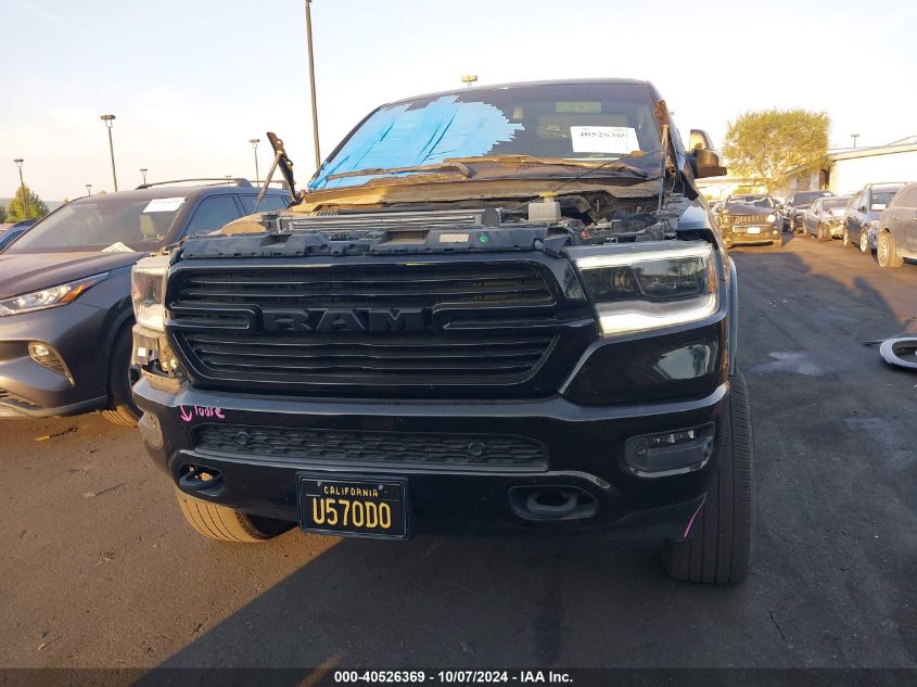 2019 Ram 1500 Laramie 4X4 6'4 Box VIN: 1C6SRFRT8KN907235 Lot: 40526369