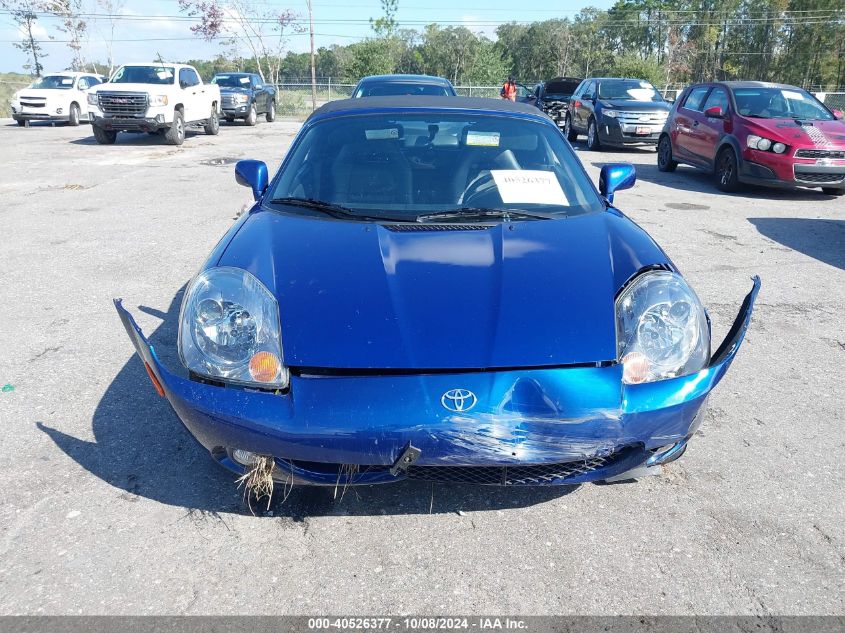 2003 Toyota Mr2 Spyder VIN: JTDFR320630056317 Lot: 40526377