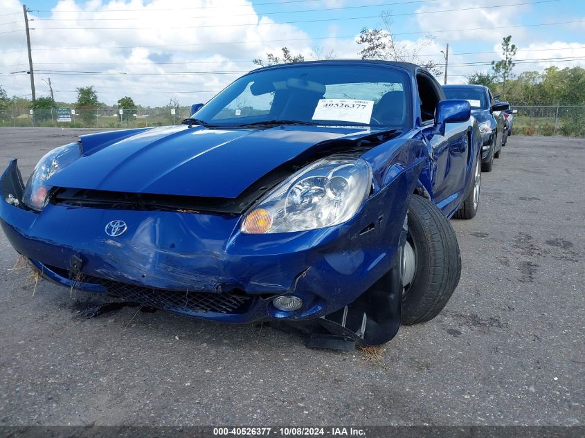 2003 Toyota Mr2 Spyder VIN: JTDFR320630056317 Lot: 40526377