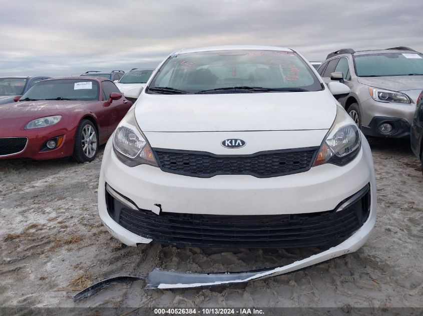 2016 Kia Rio Lx VIN: KNADM4A31G6634184 Lot: 40526384