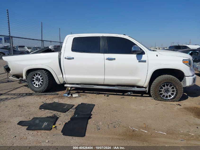 2019 Toyota Tundra Crewmax 1794/Crewmax Plat VIN: 5TFAY5F12KX791362 Lot: 40526404