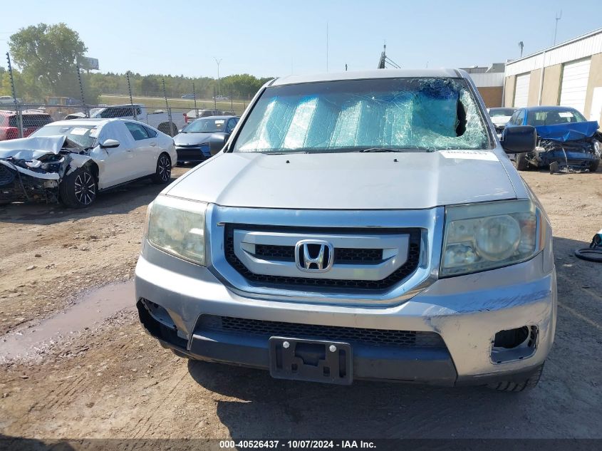 2010 Honda Pilot Lx VIN: 5FNYF3H22AB017698 Lot: 40526437