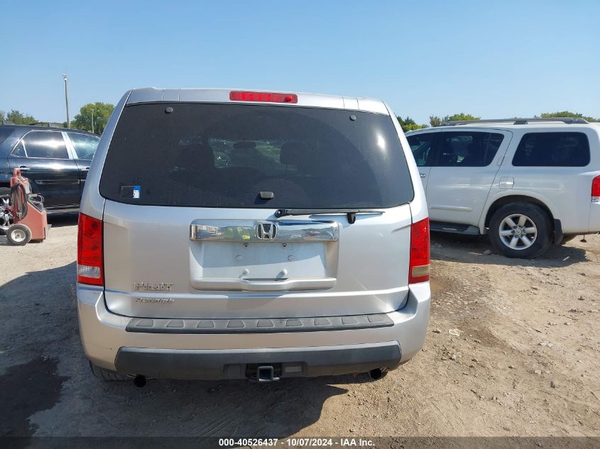 2010 Honda Pilot Lx VIN: 5FNYF3H22AB017698 Lot: 40526437