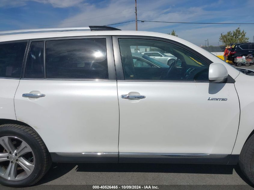 2011 Toyota Highlander Limited V6 VIN: 5TDDK3EH2BS045324 Lot: 40526465