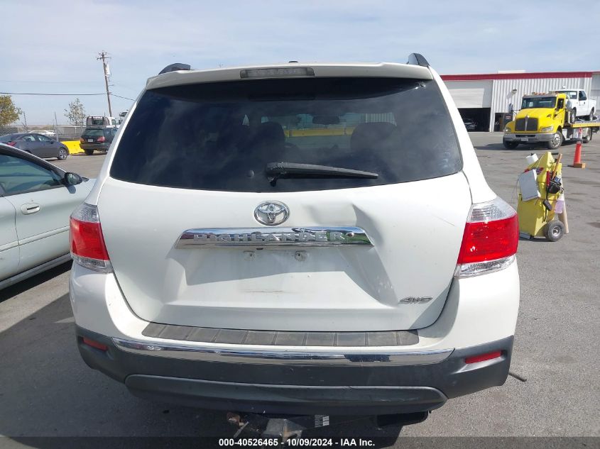 2011 Toyota Highlander Limited V6 VIN: 5TDDK3EH2BS045324 Lot: 40526465