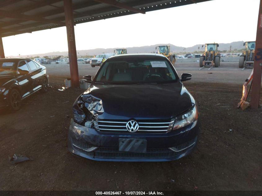 2013 Volkswagen Passat Se VIN: 1VWBP7A30DC145627 Lot: 40526467