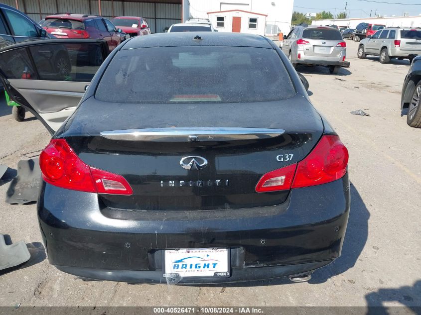 2010 Infiniti G37 Sport VIN: JN1CV6AP0AM202492 Lot: 40526471