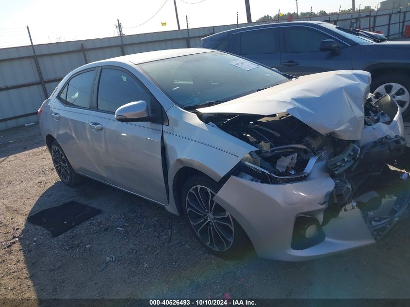 2015 TOYOTA COROLLA S PLUS - 2T1BURHE2FC477464