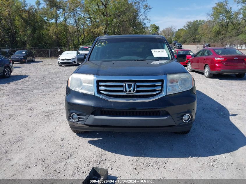 2013 Honda Pilot Touring VIN: 5FNYF4H91DB070240 Lot: 40526494