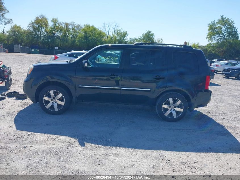 2013 Honda Pilot Touring VIN: 5FNYF4H91DB070240 Lot: 40526494