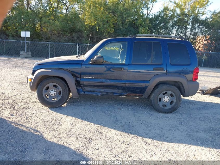 1J4GL48K04W189605 2004 Jeep Liberty Sport