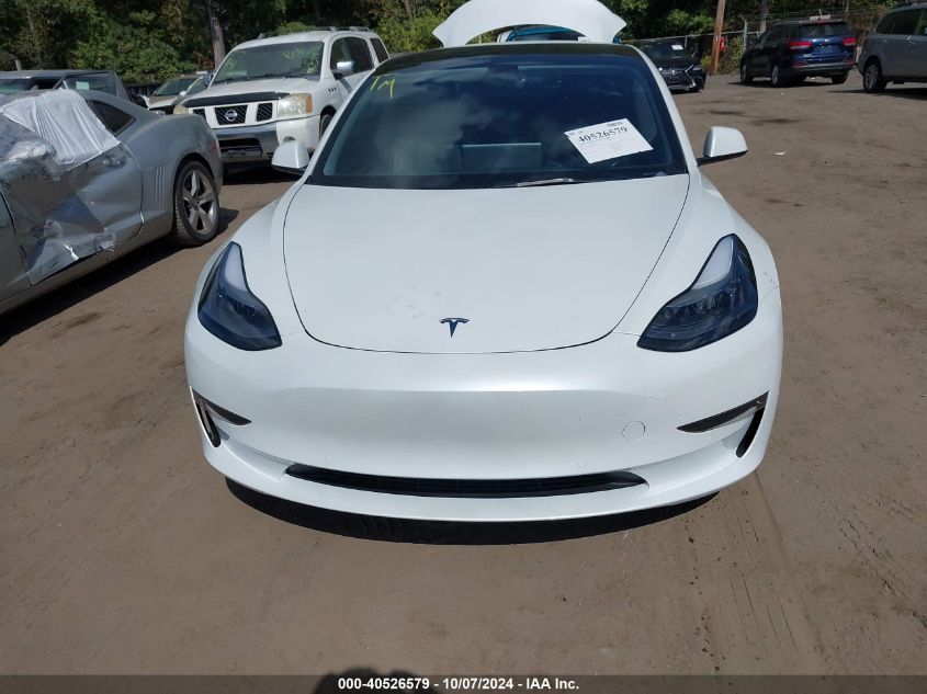 2022 Tesla Model 3 Rear-Wheel Drive VIN: 5YJ3E1EA8NF307270 Lot: 40526579