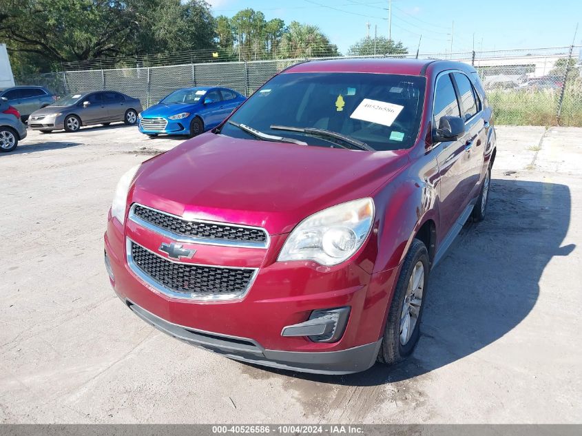 2CNALBEW0A6316118 2010 Chevrolet Equinox Ls