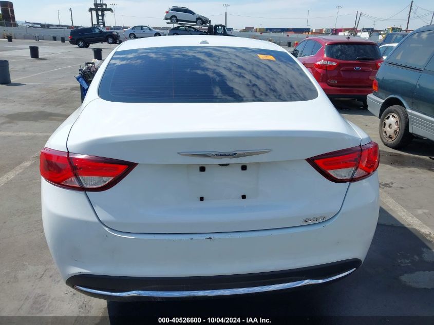 2015 Chrysler 200 Limited VIN: 1C3CCCAB9FN710133 Lot: 40526600