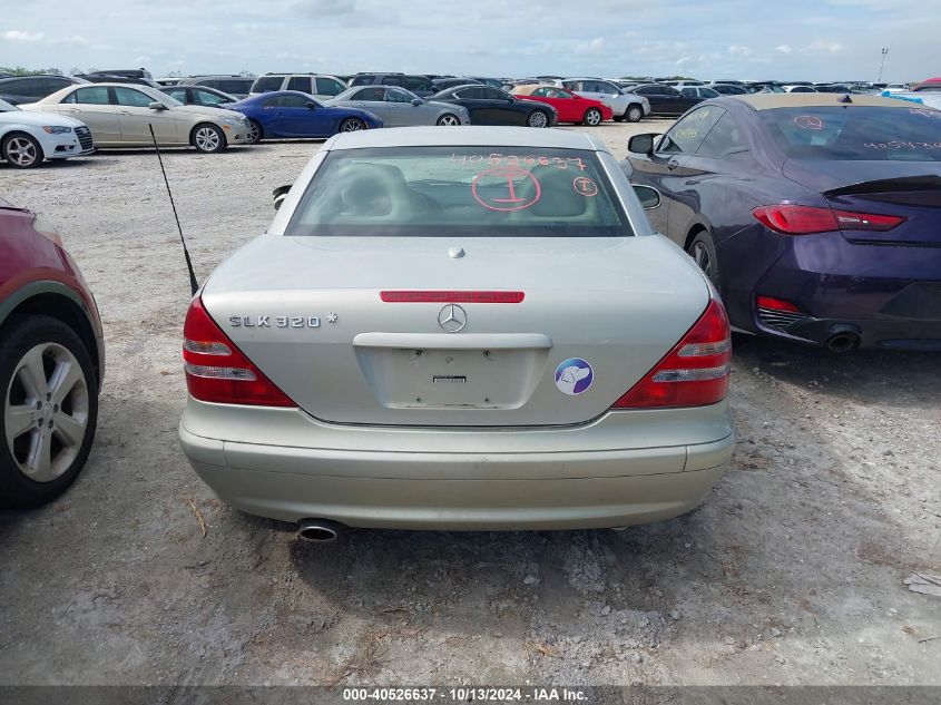 2003 Mercedes-Benz Slk 320 VIN: WDBKK65F33F276417 Lot: 40526637