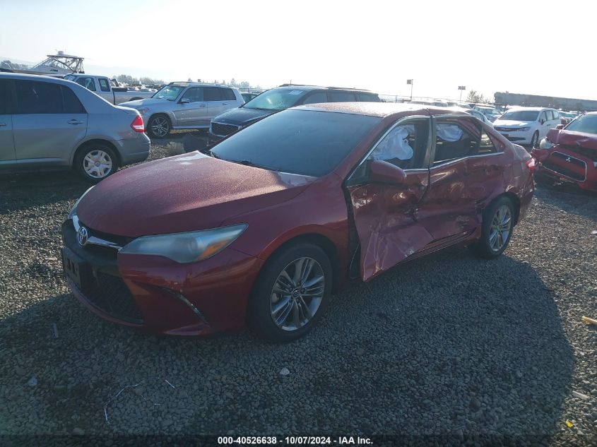 VIN 4T1BF1FK7GU557122 2016 Toyota Camry, SE no.2