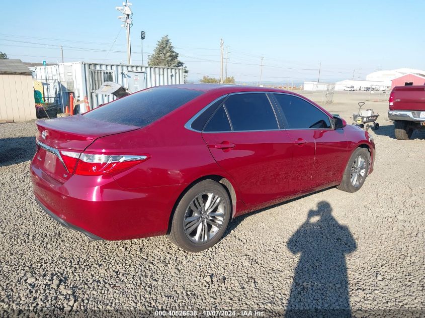 VIN 4T1BF1FK7GU557122 2016 Toyota Camry, SE no.4