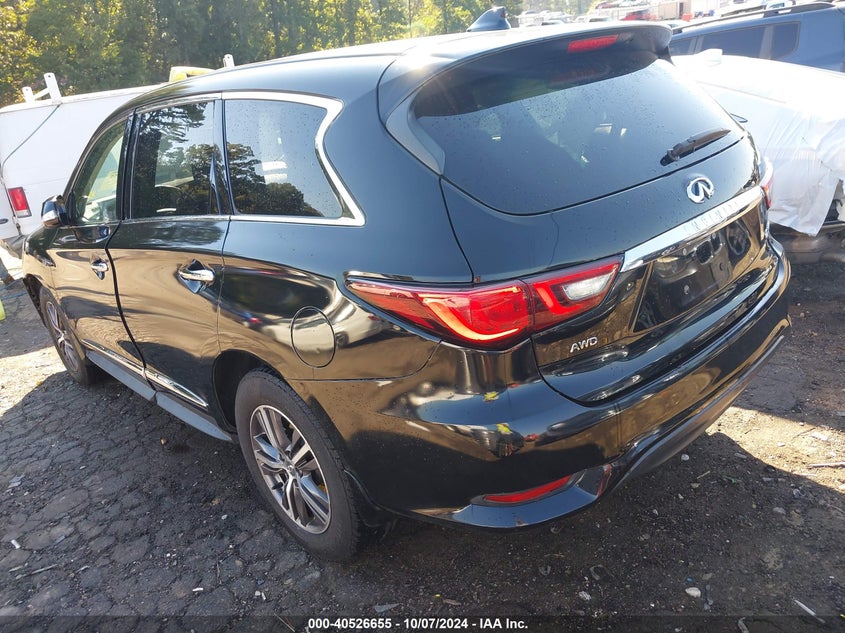 VIN 5N1DL0MMXKC561082 2019 INFINITI QX60 PURE