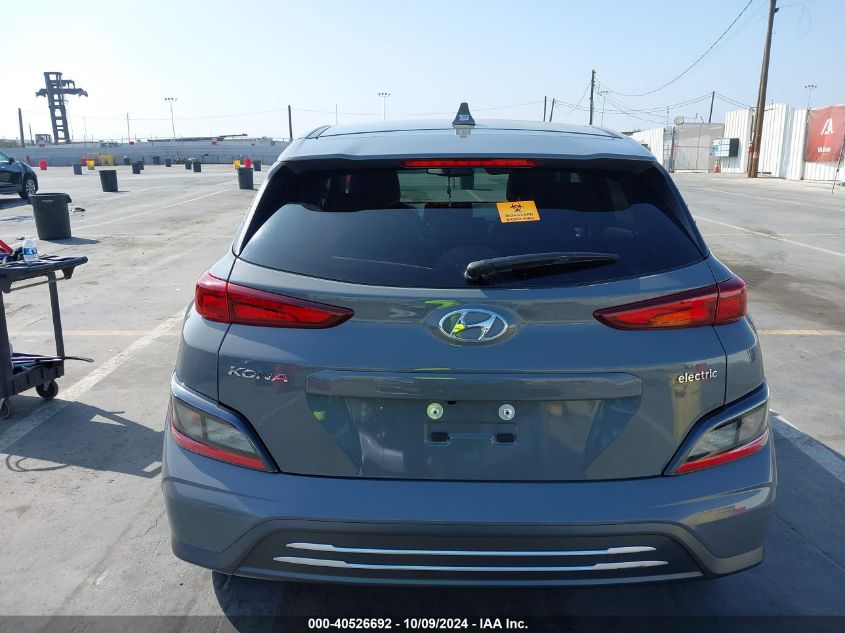 2023 Hyundai Kona Electric Se VIN: KM8K23AG6PU169759 Lot: 40526692