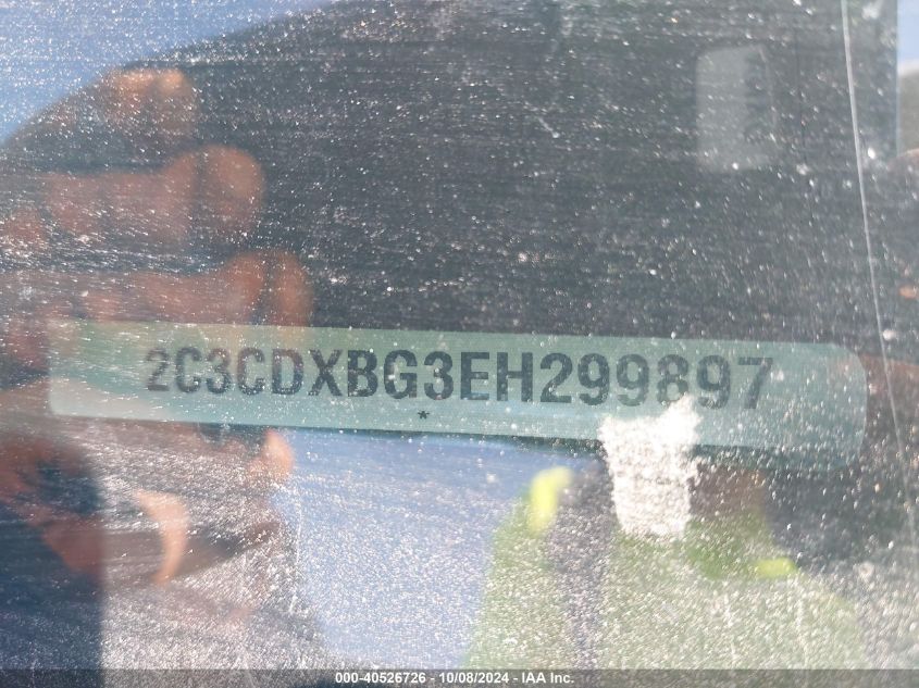2C3CDXBG3EH299897 2014 Dodge Charger Se