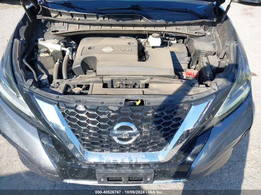 2019 Nissan Murano Sv VIN: 5N1AZ2MJ4KN130843 Lot: 40526767